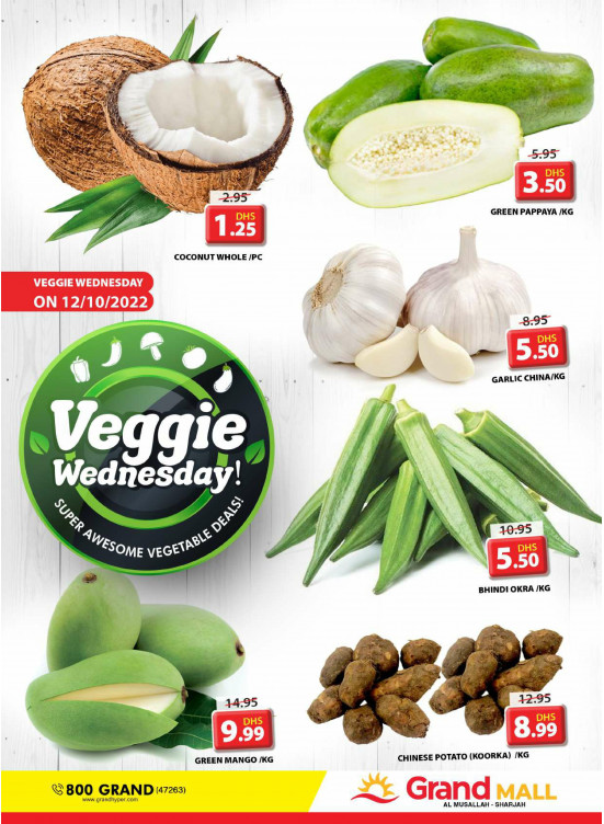 Veggie Wednesday - Grand Mall Sharjah
