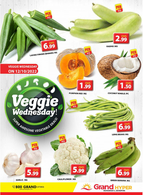 Veggie Wednesday - Grand Hyper Muhaisnah