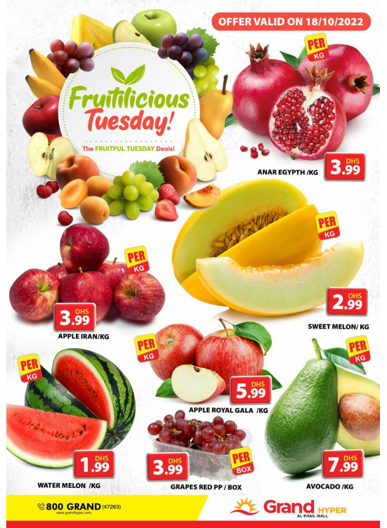 Fruitilicious Tuesday - Grand Hyper Al Khail Mall