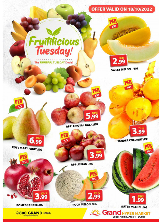 Fruitilicious Tuesday - Grand Hypermarket Jebel Ali