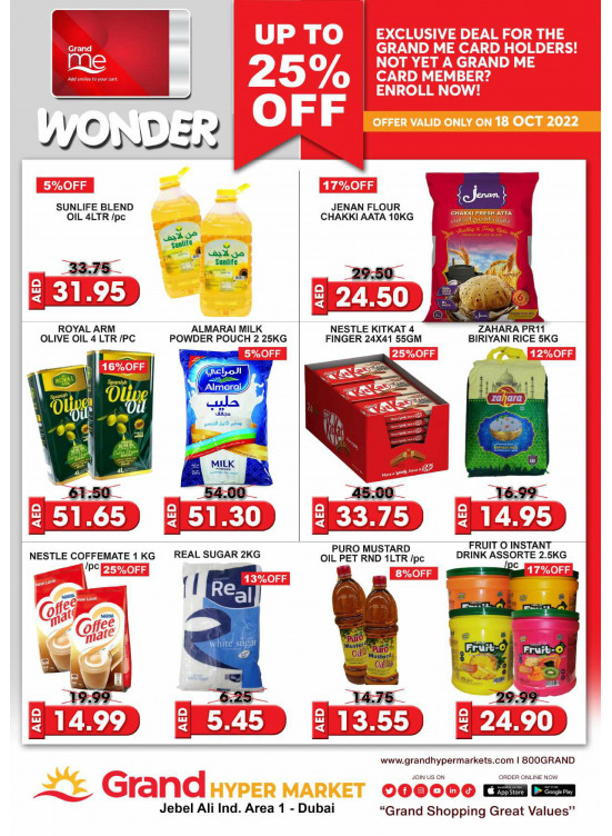 Wonder Deals - Grand Hypermarket Jebel Ali