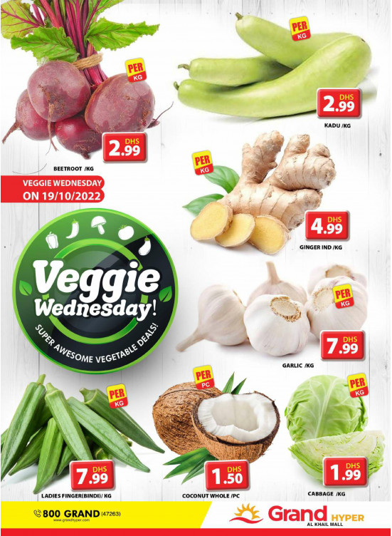 Veggie Wednesday - Grand Hyper Al khail Mall