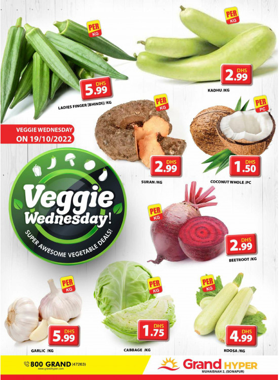 Veggie Wednesday - Grand Hyper Muhaisnah