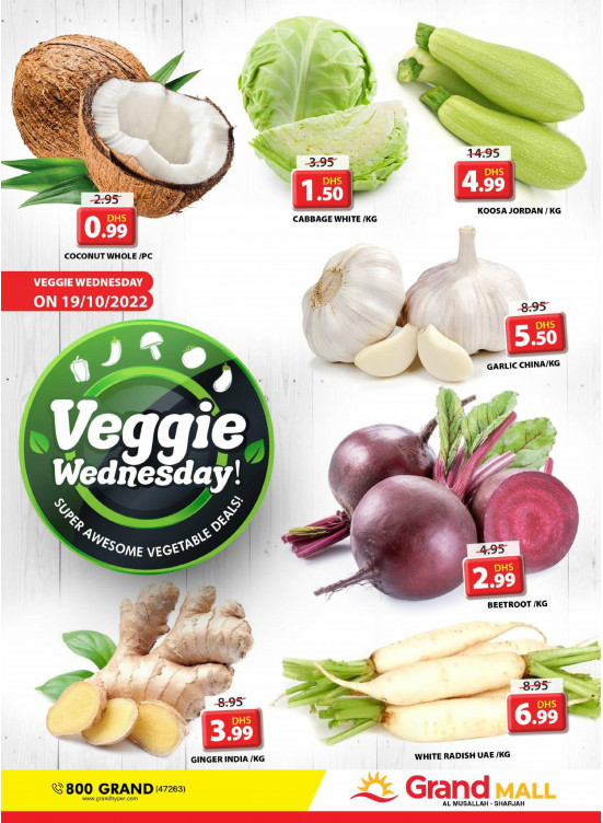 Veggie Wednesday - Grand Mall Sharjah