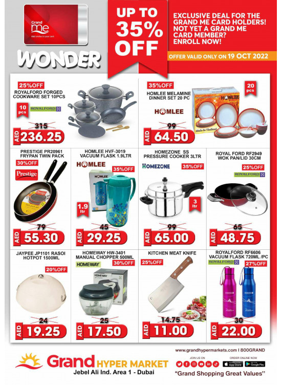 Wonder Deals - Grand Hypermarket Jebel Ali