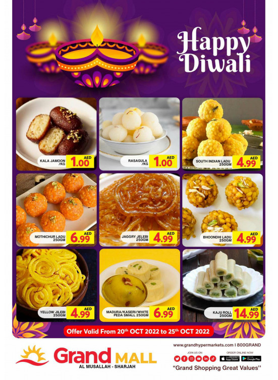 Happy Diwali - Grand Mall Sharjah