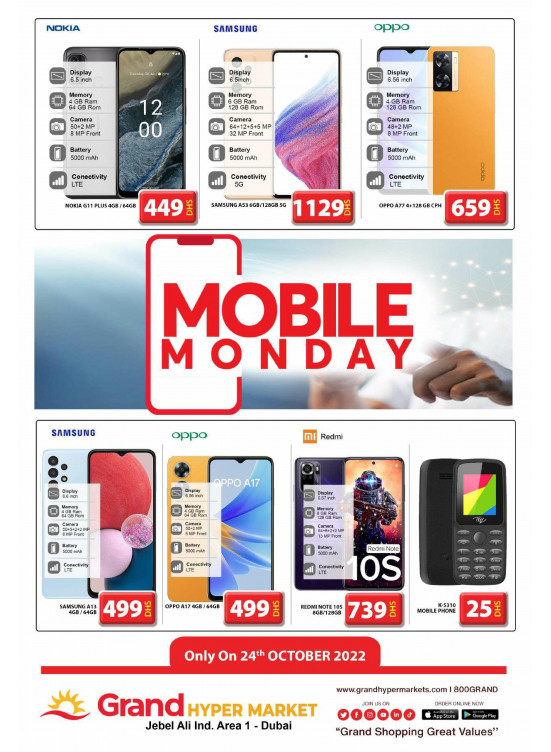 Monday Deals - Grand Hypermarket Jebel Ali