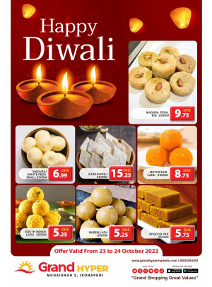 Happy Diwali - Grand Hyper Muhaisnah