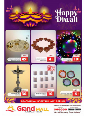 Happy Diwali - Grand Mall Sharjah
