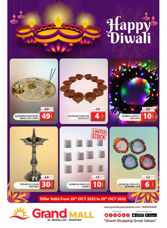 Happy Diwali - Grand Mall Sharjah