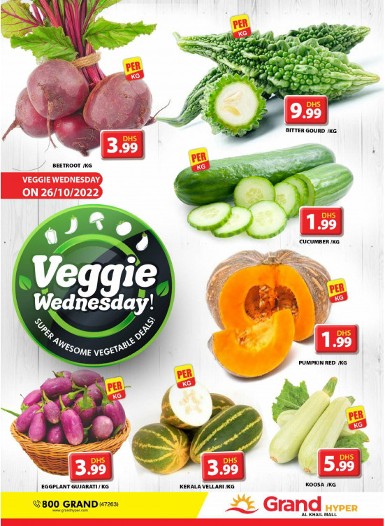 Veggie Wednesday - Grand Hyper Al khail Mall