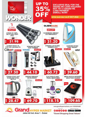 Wonder Deals - Grand Hypermarket Jebel Ali