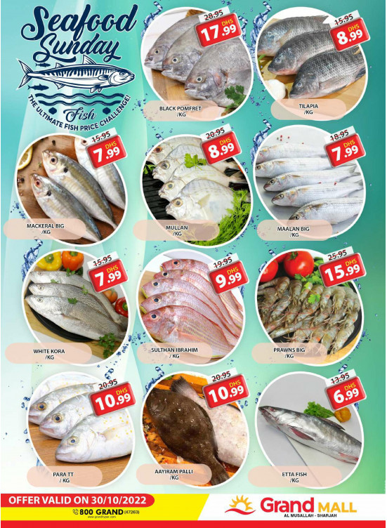 Seafood Sunday - Grand Mall Sharjah