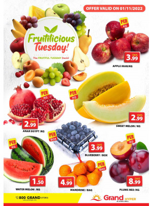 Fruitilicious Tuesday - Grand Hyper Al Khail Mall