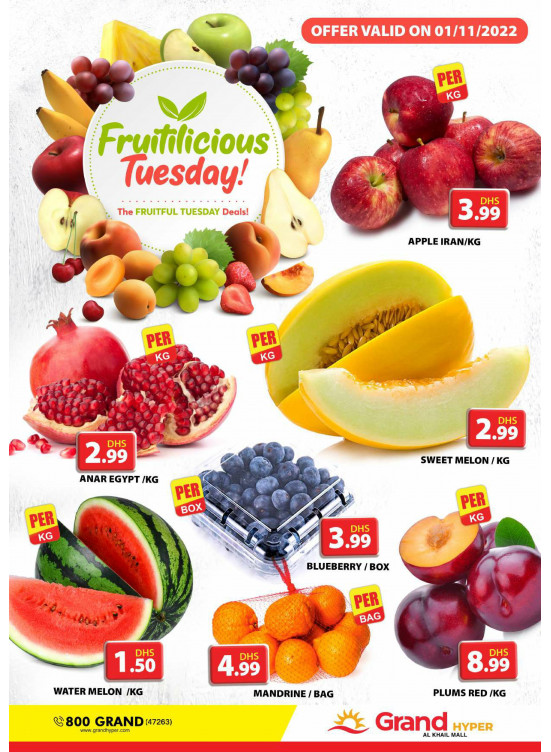 Fruitilicious Tuesday - Grand Hyper Al Khail Mall