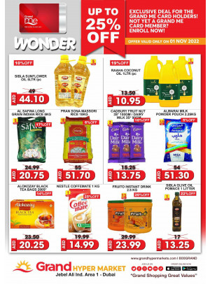 Wonder Deals - Grand Hypermarket Jebel Ali
