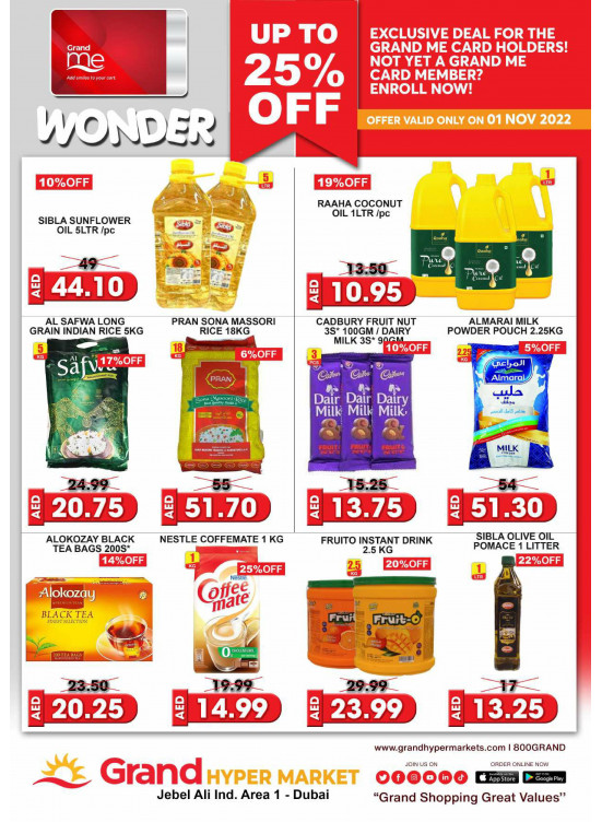 Wonder Deals - Grand Hypermarket Jebel Ali