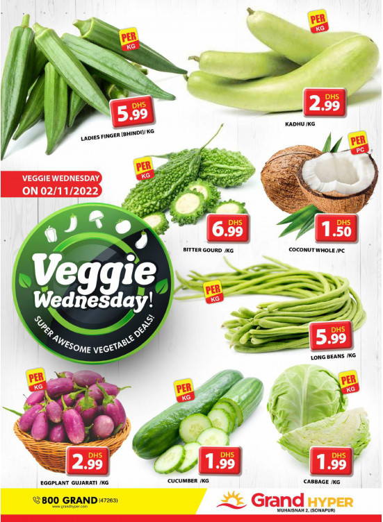 Veggie Wednesday - Grand Hyper Muhaisnah