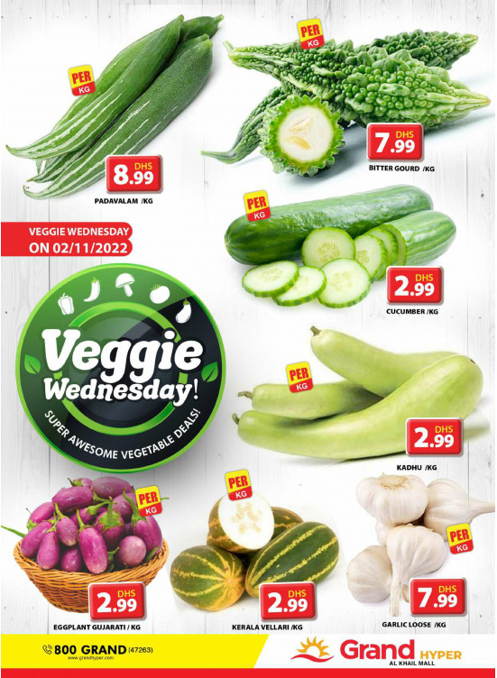 Veggie Wednesday - Grand Hyper Al khail Mall