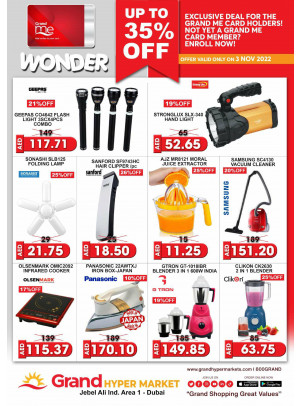Wonder Deals - Grand Hypermarket Jebel Ali