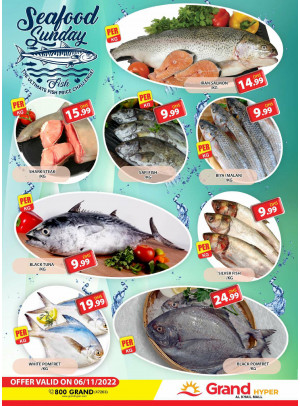 Seafood Sunday - Grand Hyper Al Khail Mall