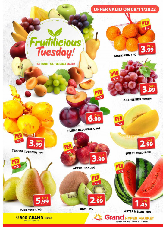 Fruitilicious Tuesday - Grand Hypermarket Jebel Ali