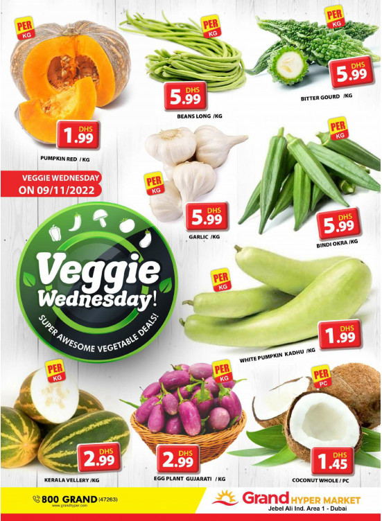 Veggie Wednesday - Grand Hypermarket Jebel Ali