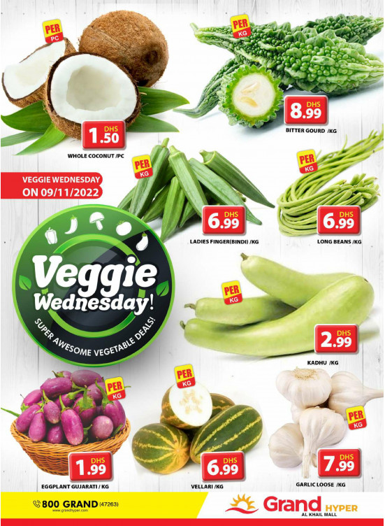Veggie Wednesday - Grand Hyper Al khail Mall