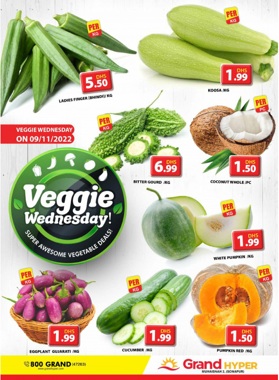 Veggie Wednesday - Grand Hyper Muhaisnah