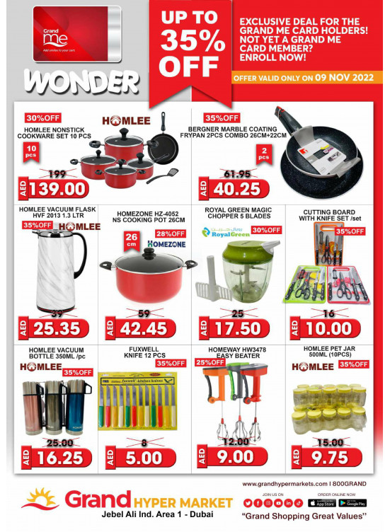 Wonder Deals - Grand Hypermarket Jebel Ali