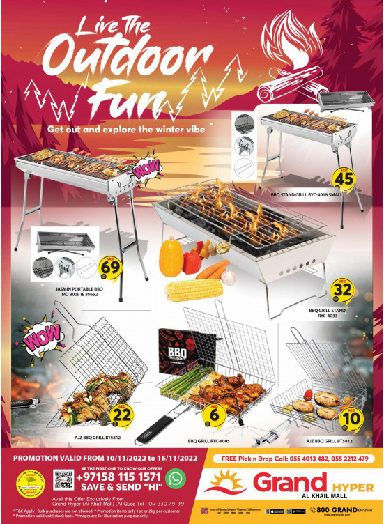Outdoor Deals - Grand Hyper Al Khail Mall