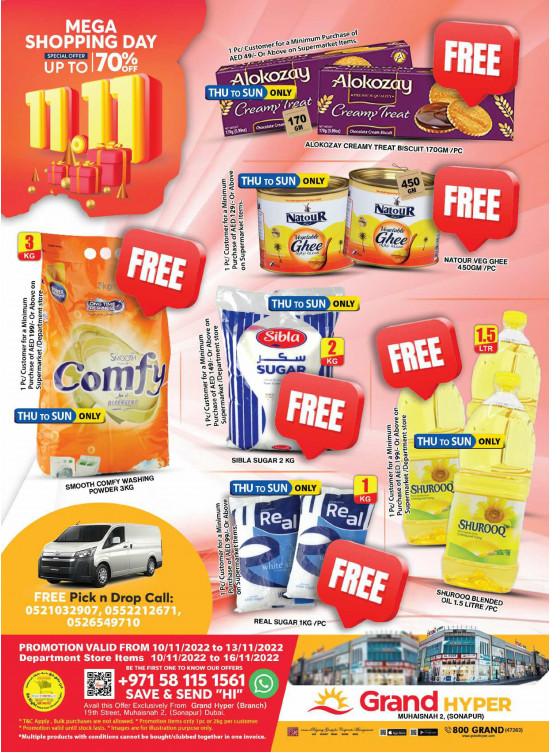 Weekend Deals - Grand Hyper Muhaisnah