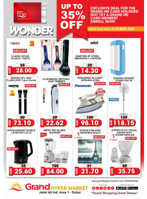 Wonder Deals - Grand Hypermarket Jebel Ali