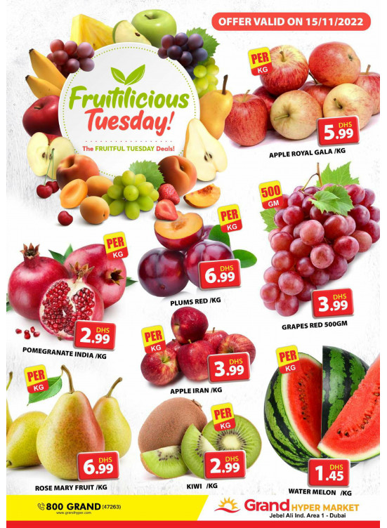 Fruitilicious Tuesday - Grand Hypermarket Jebel Ali