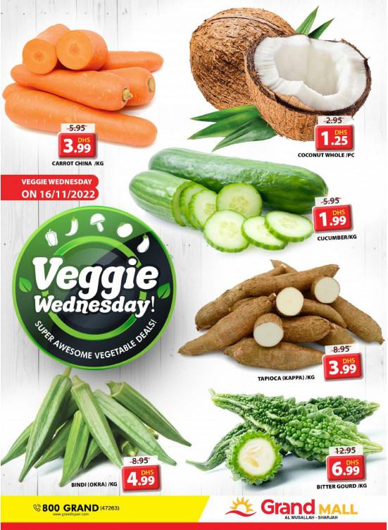 Veggie Wednesday - Grand Mall Sharjah