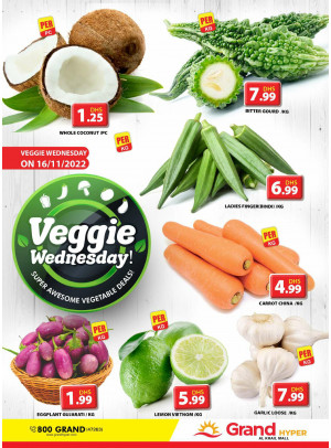 Veggie Wednesday - Grand Hyper Al khail Mall