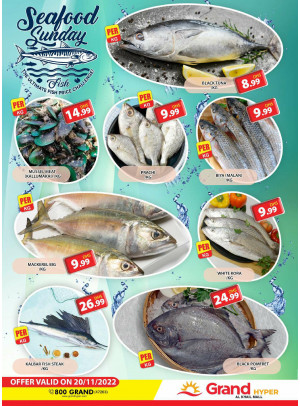 Seafood Sunday - Grand Hyper Al Khail Mall