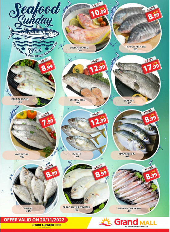 Seafood Sunday - Grand Mall Sharjah