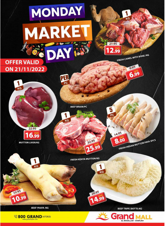 Meat Monday Grand Mall Sharjah from Grand Hypermarket until 21st