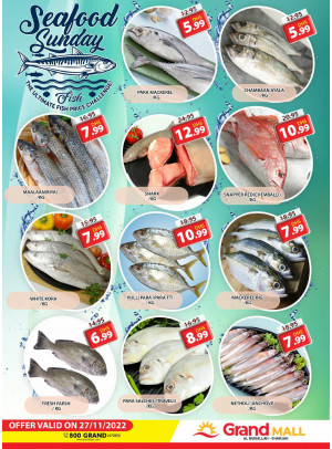 Seafood Sunday - Grand Mall Sharjah