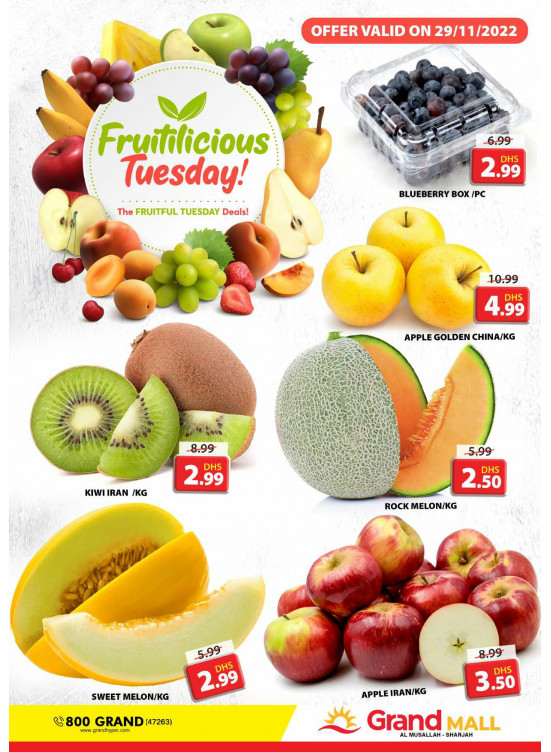 Fruitilicious Tuesday - Grand Mall Sharjah