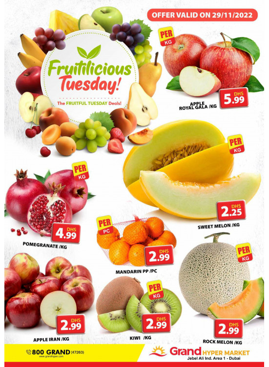 Fruitilicious Tuesday - Grand Hypermarket Jebel Ali