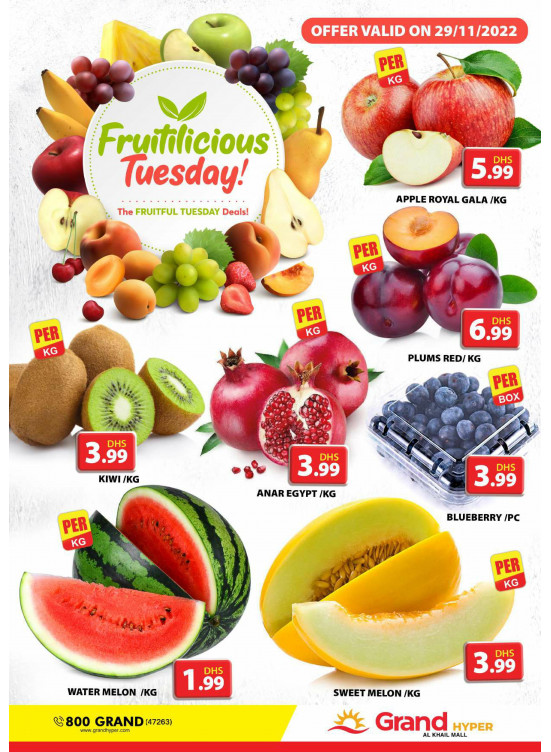 Fruitilicious Tuesday - Grand Hyper Al Khail Mall