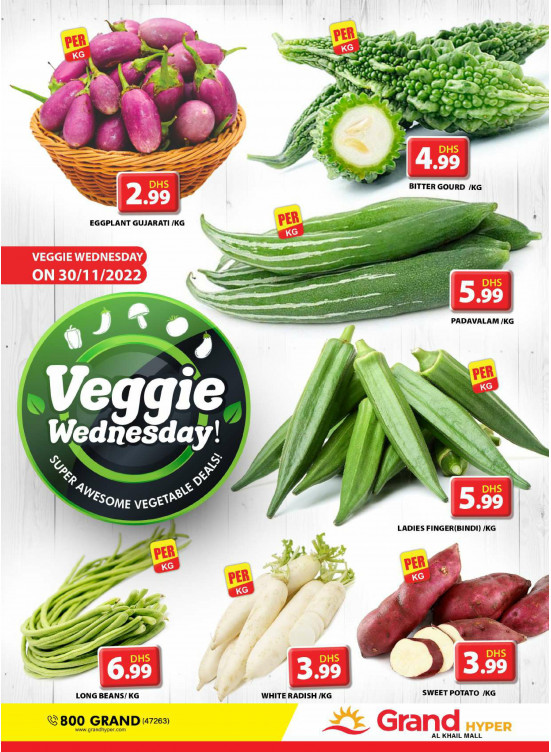 Veggie Wednesday - Grand Hyper Al khail Mall