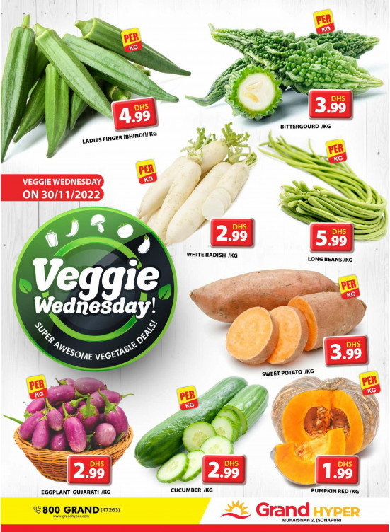 Veggie Wednesday - Grand Hyper Muhaisnah