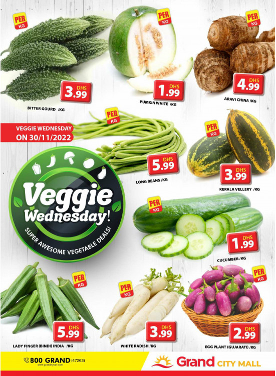 Veggie Wednesday - Grand City Mall
