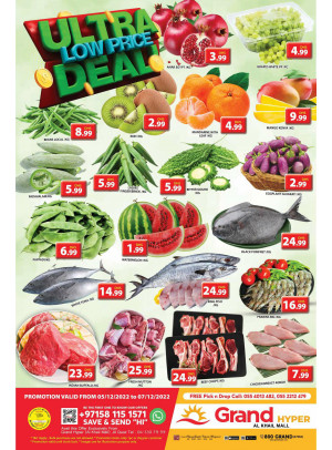Ultra Low Price Deal - Grand Hyper Al Khail Mall