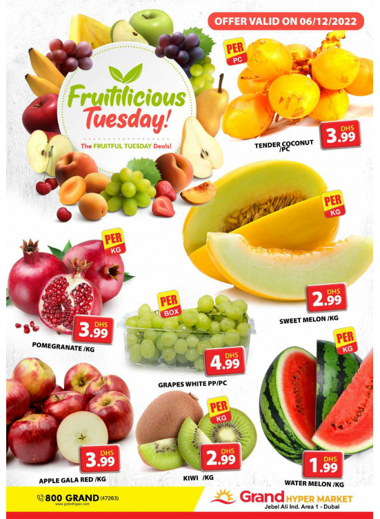 Fruitilicious Tuesday - Grand Hypermarket Jebel Ali