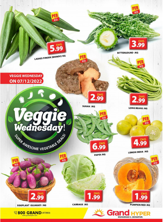 Veggie Wednesday - Grand Hyper Muhaisnah
