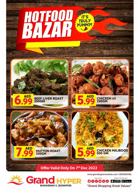 Hot Food Bazar - Grand Hyper Muhaisnah